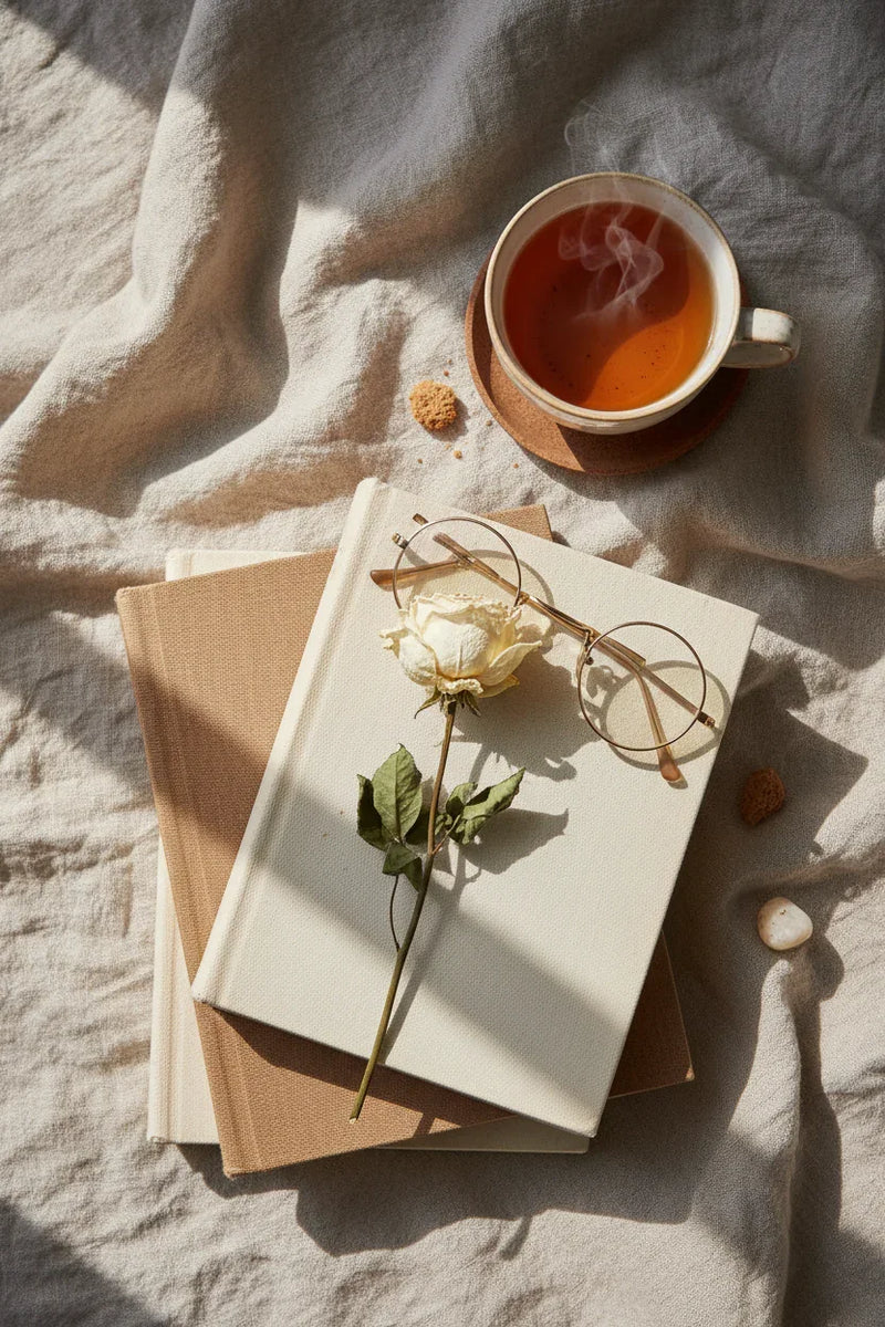 Books Flat Lay